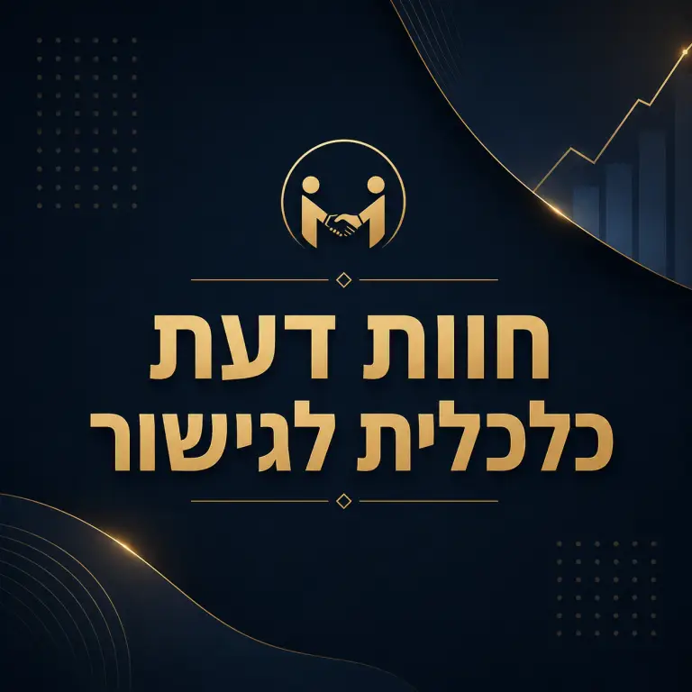 חוות דעת כלכלית גישור
