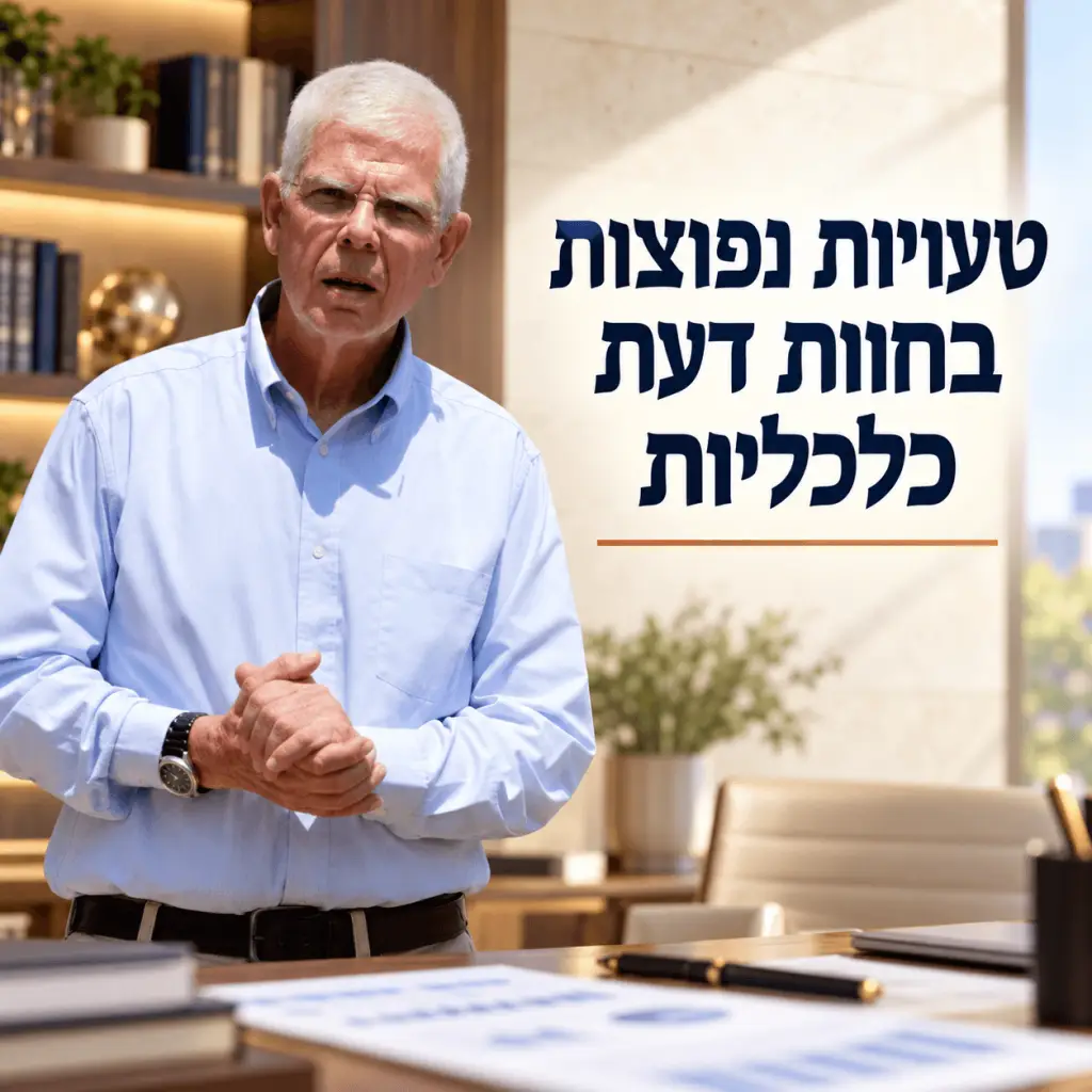 חוות דעת כלכלית טעויות - אלכס ויסמן פקטור